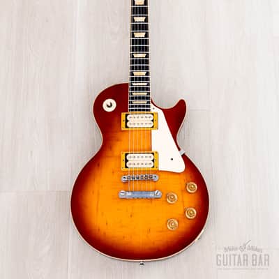1980 Tokai Reborn Old Love Rock LS120 Original Burst w/ Lifton-Style Case, Double Cream DiMarzio PAF image 2