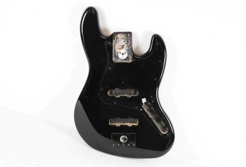 1981-1982 Vintage Fender Jazz Bass BLACK Body USA 1980s image 1