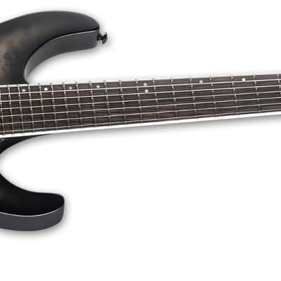 ESP LTD M-1007 Baritone 7 String Electric Guitar. Charcoal Burst Satin image 5