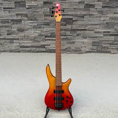 Ibanez SR875 5-String Bass, Autumn Leaf Gradation image 1