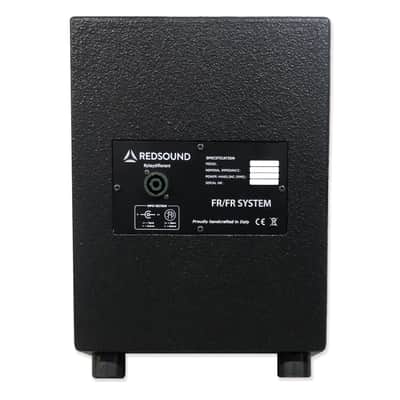 Red Sound Elis 8 Passive FR/FR Speaker Cabinet Black image 3
