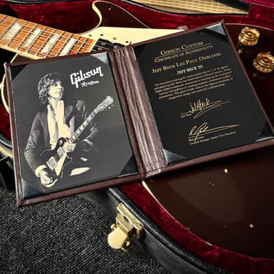2009 Gibson 54 Jeff Beck Oxblood Tom Murphy Aged & Signed #35 image 20