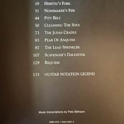 John 5 - Requiem - Guitar tab / tablature Book Motley Crue image 3