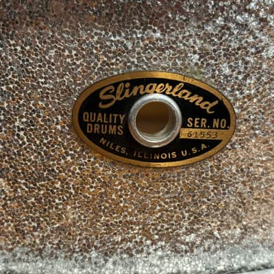 1965 Slingerland Snare Drum- Silver Sparkle image 6
