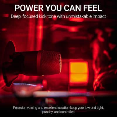 SE ELECTRONICS V Kick Drum Mic - Compact Dynamic Supercardioid Drum Microphone for Kicks with 4 Sound Settings & Adjustable Swivel Mount for Precise Positioning - Perfect for Studio & Live Use (Black) image 3