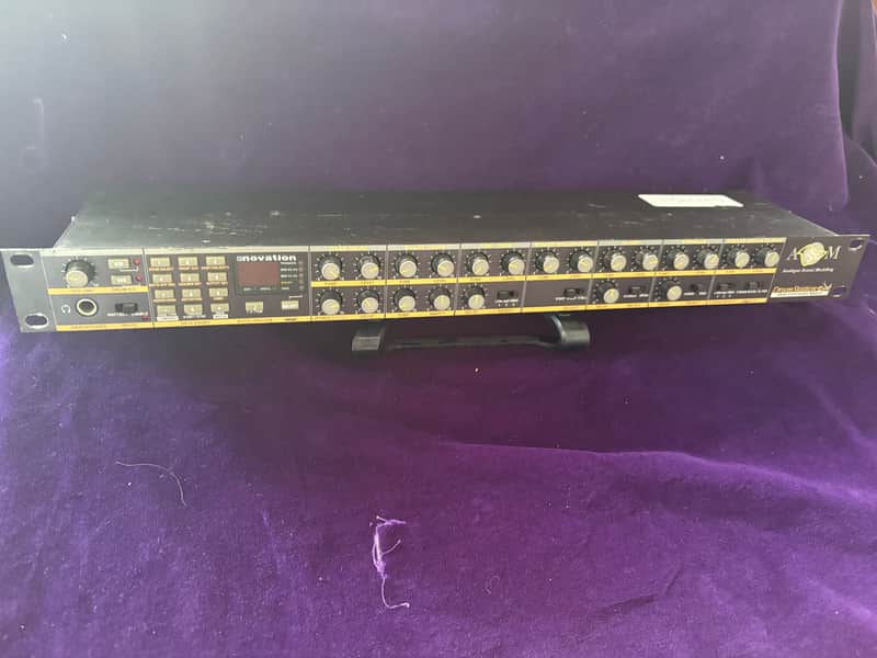 Novation Drum Station V2 5-Voice Rackmount Synthesizer 1995 - 1996 - Black with Orange Stripe image 1