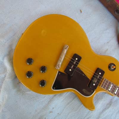 1958 Gibson Les Paul Special Tenor All Original TV Yellow With Original 5 Latch Lifton Case image 4