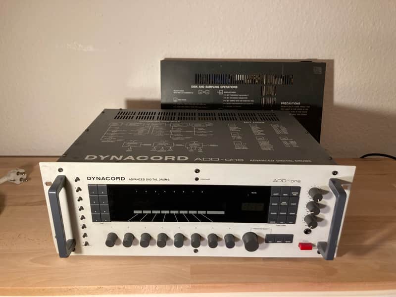 Dynacord ADD ONE 1980s Hybrid 8 Voice 12-Bit Drum Sampler & Drum Synthesizer 230/120V w/ Analog Self-Resonating CEM 3389 Filters per each of the 8 Voices image 1