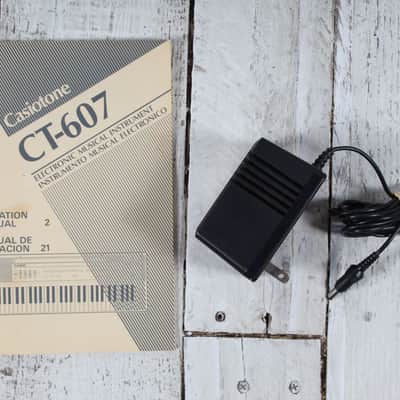 Casio Casiotone CT-607 Keyboard with Power Supply Manual and Original Box image 15