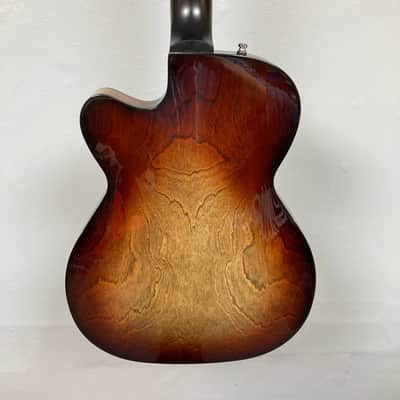 Godin 5th Ave TL Vintage Burst HG Gold Foil SF image 16