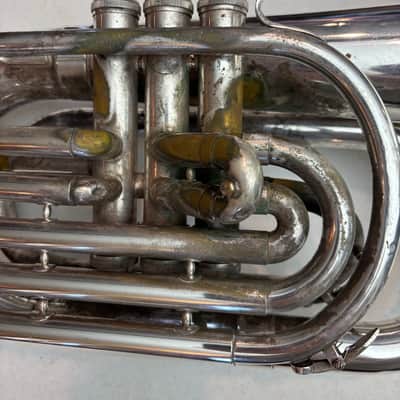 Blessing BM311S Silver-Plated Marching Baritone – Good Condition, Original Case image 10