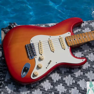 Fender Japan ST-57 '57 Stratocaster Reissue - Limited Ed. Cherry SunBurst - Pro Set Up w Perfect Frets/Action/Intonation! image 11
