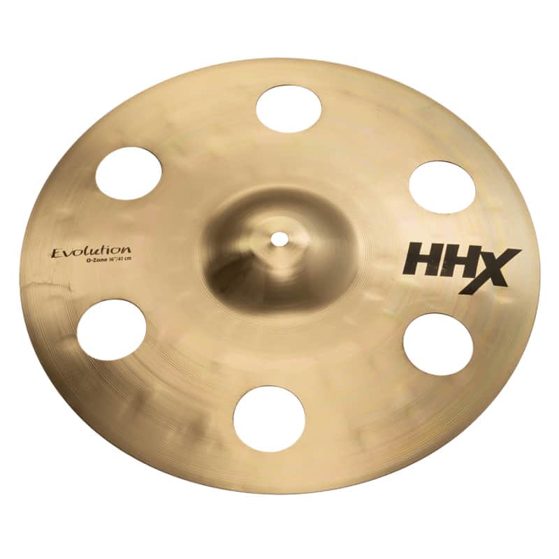 SABIAN 16" HHX Evolution O-Zone Crash Cymbal Brilliant Finish image 1