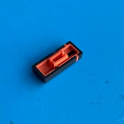 CASIO MT-100 Vintage Keyboard Part: Black (w/Red Line) Melody Slider Cover Cap image 4