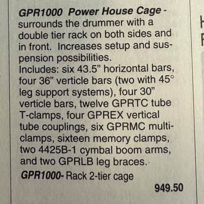 GIBRALTAR HUGE Wrap-Around Rack System 10 Tubes + 26 Mounting Clamps image 2