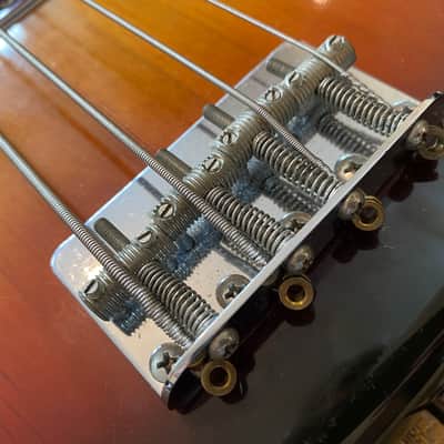 Fender FujiGen 1962 Reissue Precision Bass MIJ I-Serial 1990 Three Tone Sunburst image 8