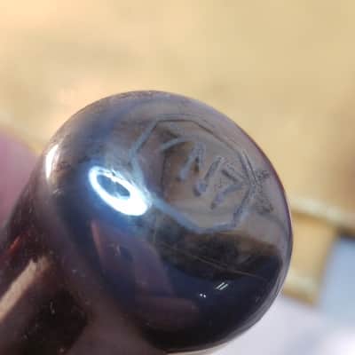 NU National Union 7N7 Loktal AT1000 TESTED Vacuum Tube greyglass T1 rare support rods triple mica early military dual triode (like 6SN7) 1941-1946 image 9