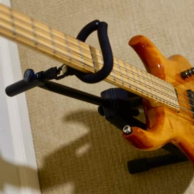 MTD Kingston Artist 4-String Bass w/ Maple Fretboard Amber image 4