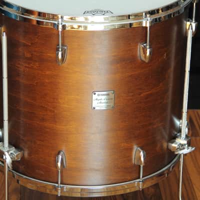 Yamaha Maple Custom Absolute - vintage black 18" floor tom image 2