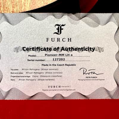 Furch Guitars LEFTY Pioneer MM a w/ Lr BaggsEAS VTR Preamp Exclusive 2025 image 6