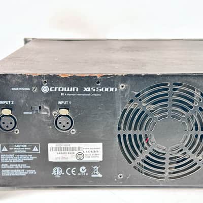 Crown Audio XLS 5000 Stereo Power Amplifier image 7