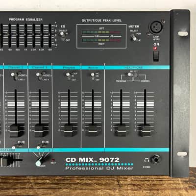 Peavey CD MX 9072 Professional DJ Mixer 1990's - Black | Reverb