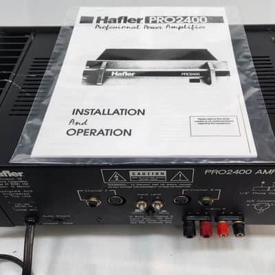 Hafler Pro 2400 Vintage Power Amp, Audiophile Power Amplifier - Class AB! –USA Made ! image 5