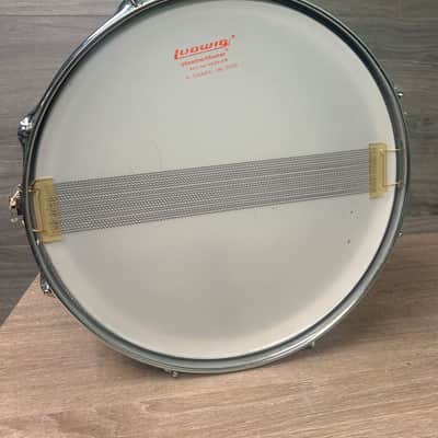 1970s Ludwig Acrolite Snare Drum 5x14” 8-Lug Drum w/ Stand and Case #2900 image 17