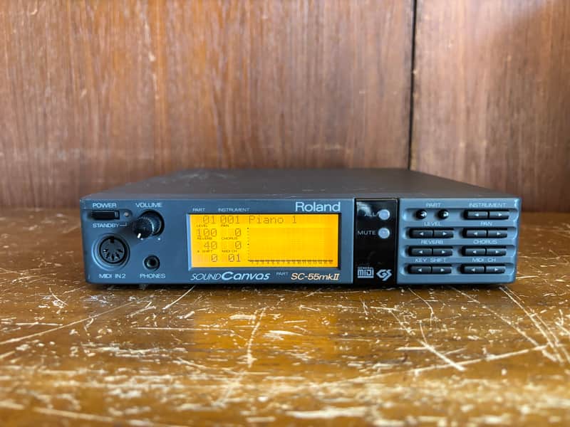 Roland SC-55 mkII mk2 Sound Canvas GS MIDI sound module New | Reverb