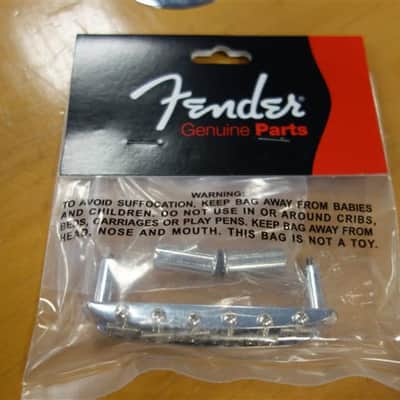 Fender American Vintage Jaguar/Jazzmaster Bridge Assembly Nickel image 2