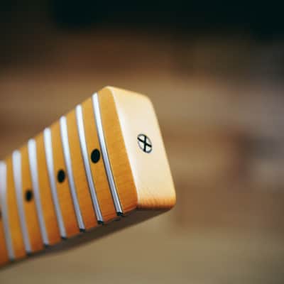 Telecaster Neck – Vintage Maple | 21 Frets | Nitro Satin Finish | Bone Nut image 13