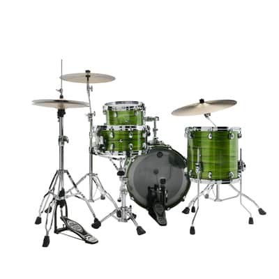 Tama WBS30RS-LSO Starclassic Walnut/Birch Lacquer Shell Kit 3 pcs - Lacquer Shamrock Oyster/Chrome HW image 6
