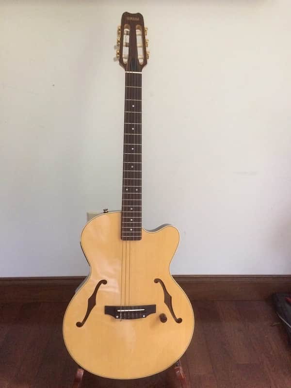 YAMAHA　AEX500N Yamaha AEX 500N Electric Nylon string Black Gloss near mint | eBay