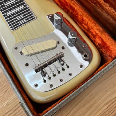 Fender White Deluxe Studio 6 Lap Steel Vintage 1962 USA image 1