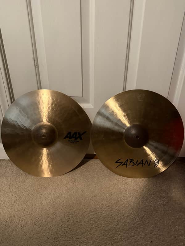 Sabian 14" AAX Medium Hi-Hat Cymbals (Pair) image 1