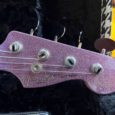 Fender Limited Edition Adam Clayton Jazz Bass 2017 - Purple Sparkle image 10