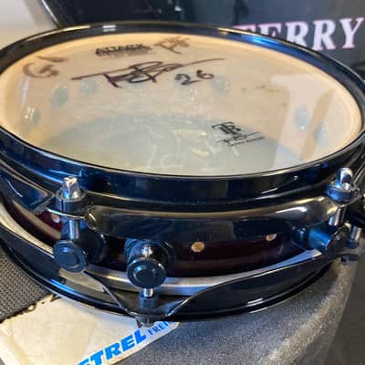Terry Bozzio's DW - 8" Collector's Series Piccolo Tom - Purple Satin Oil - "Gb/F#". Autographed! image 4