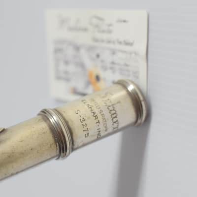 Vintage Selmer Handmade Solid Sterling Silver Flute Open Hole w/ Offset G C Foot image 9