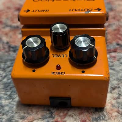 1980 Boss DS-1 Distortion (Black Label, Long Dash) - Orange image 3
