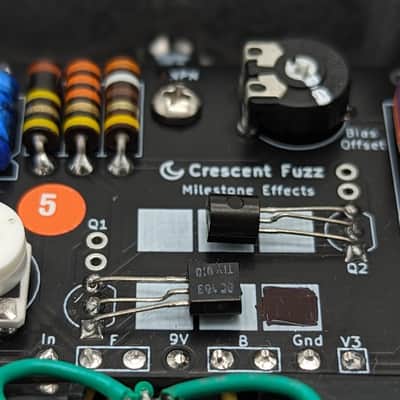 Milestone Effects Crescent Fuzz - TI BC183 Silicon Face Style Texas Instruments BC 183 image 6