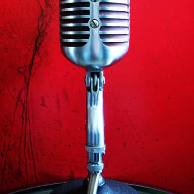 Vintage 1940's Shure 55S Unidyne dynamic cardioid Microphone multi Z w cable & case 55S 55SW 556S 556 image 18