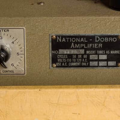 National-Dobro  Tube Amplifier,  c. 1938, ser. #6392. image 12