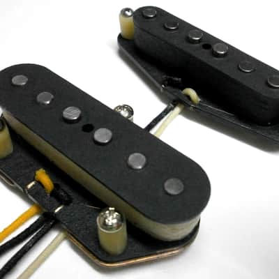 Telecaster Pickups SET David Gilmour Esquire 1955 WORKMATE Vintage Correct Hand Wound Tele Q pickups Fits Fender image 1