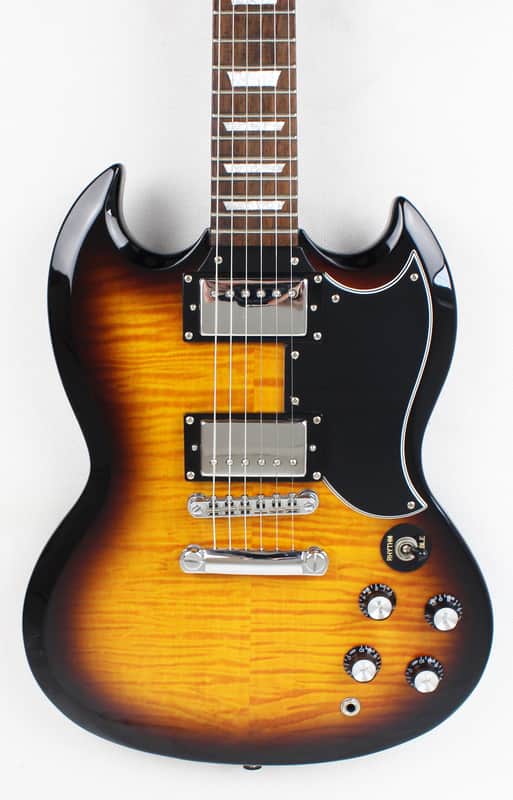 RARE* Epiphone SG G-400 Deluxe Flametop Electric Guitar in Vintage