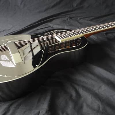 Tricone Metal Resonator Guitar - Nickel & Chrome Brass Body image 1