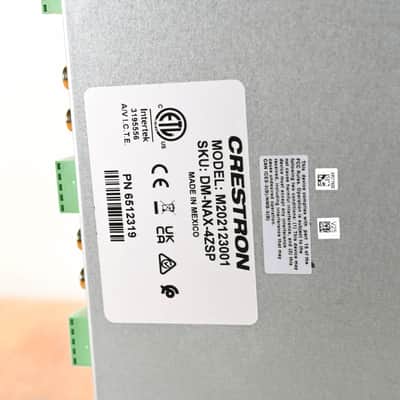 Crestron DM-NAX-4ZSP DM NAX 4-Zone Streaming Preamplifier CG01HK2 image 10