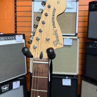 Fender "Tom DeLonge Stratocaster®", Graffiti Yellow with Deluxe soft case image 5