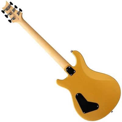Paul Reed Smith SE CE 24 Standard Stoptail Satin Electric Guitar - Metallic Gold image 3
