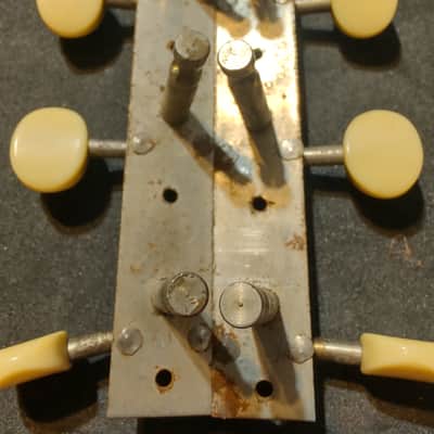 Kluson Open back 3x3 on a strip Pre 1960s - Nickel image 2