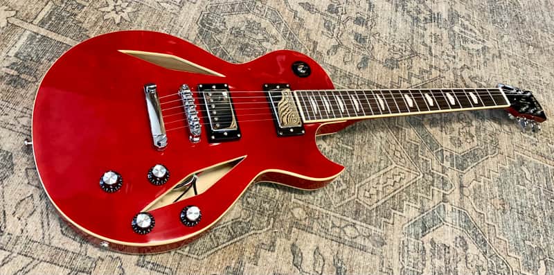 KGD Semi Hollow LP - Red image 1